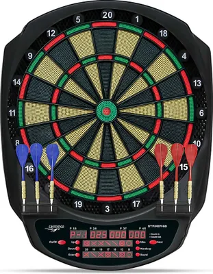 Produktbild von Carromco Elektronik Dartboard Striker-601, Mit Adapter, 3-Loch Abstand