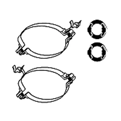 Produktbild von Hjs Halter, Schalldämpfer  82 12 2839