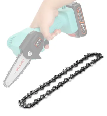 Produktbild von 1 PCS 4 Inch Mini Steel Chainsaw Chains Electric Chainsaws Accessory Chains Replacement