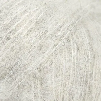 Zdjęcie produktu dla Drops Brushed Alpaca Silk Uni Colour 35 Pearl Grey Przędza dziewiarska