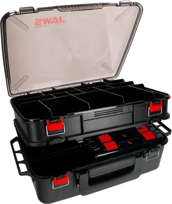 Image de Mikado Box Two Compart Jaws black 47x34x19cm