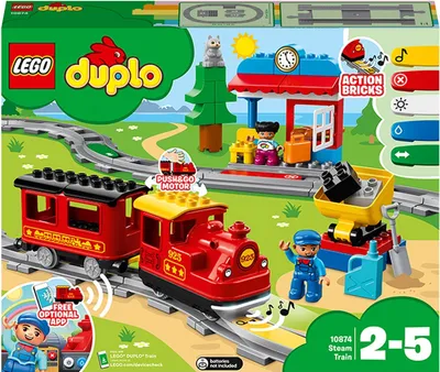 Produktbild von LEGO® DUPLO® Dampfeisenbahn, 10874
