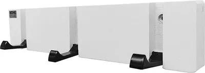 Produktbild von HOME DELUXE Garderobenleiste HOOK inkl. 3 Haken und Magnete - Weiß | Wandgarderobe, Kleiderhaken, Garderobe, Garderobenhaken