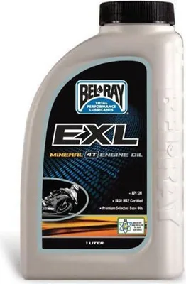 Immagine prodotto di Olio motore BEL-RAY EXL MINERAL 4T ENGINE OIL 10W-40 (1L)