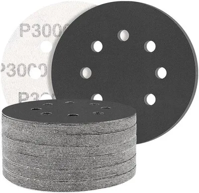 Zdjęcie produktu dla Aluminiowe tarcze szlifierskie 125 mm, czarne, z węglika krzemu