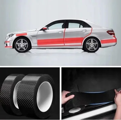 Obrázok produktu pre Uhlíková páska proti kolízii 10 cm/5 metrov