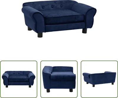Obrázek produktu pro The Living Store Pohovka pro psy Blue 72x45x30 cm plyšová