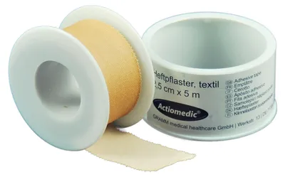 Produktbild von Gramm Medical Actiomedic Heftpflaster Standard, 2,5 cm x 5 m