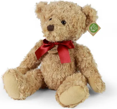 Produktbild von Rappa Plüschbär Retrositz, 28 cm, umweltfreundlich