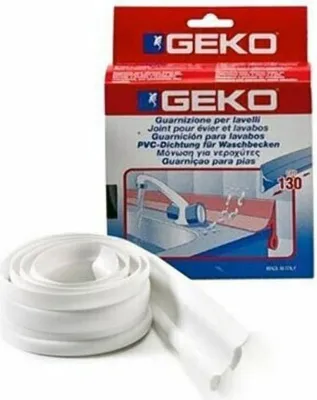 Zdjęcie produktu dla Wykładzina PVC do umywalki - zlewozmywak biały 130cm