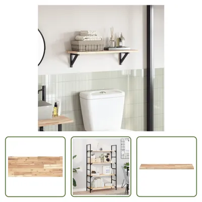 Produktbild von The Living Store Tischplatte 80x30x2 cm Rechteckig Massivholz Akazie