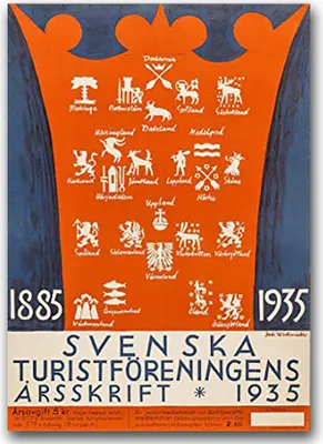 Produktbild von Poster - Canvas - Leinwand - 59,4 cm x 84,1 cm - Fotoposter - Leinwandkunst - Schweden
