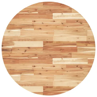 Image de vidaXL Plateau de table Rond Ø90x2 cm Bois massif Acacia