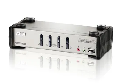 Produktbild von ATEN CS1734B - KVM-/Audio-/USB-Switch - 4 x KVM/Audio/USB