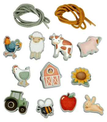 Produktbild von Fädelspiel aus Holz - Kleine Farm