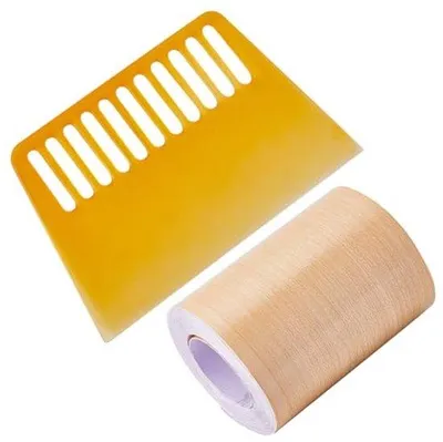 Produktbild von Holz-Reparaturband 85 mm x 10 m Selbstklebendes Holz-Grain-Band mit Schaber für Putty-Reparaturband
