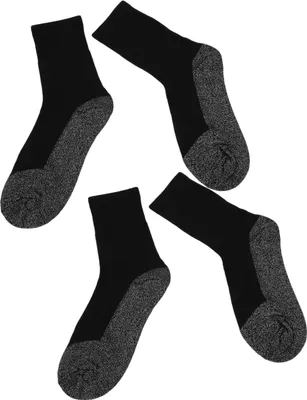 Image de Chaussettes de compression pour le sport, chaussettes chauffantes, chaussettes thermostatiques en fibre aluminisée, chaussettes thermiques, chauffe-pieds, chaussettes chaudes pour l'hiver
