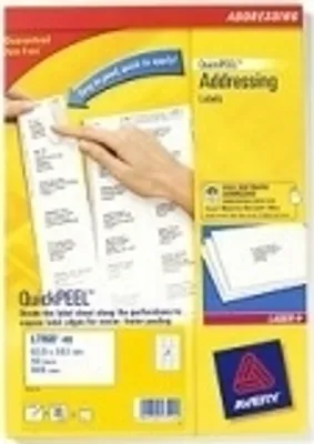 Produktbild von Avery - Etikett L7160-40 63,5 x 38,1 mm weiß 840 Etiketten
