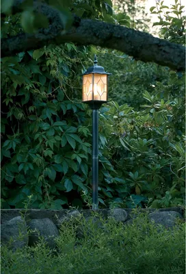 Produktbild von LED Pollerleuchte Laterne für draußen wetterfest, Gartenbeleuchtung Außenleuchte