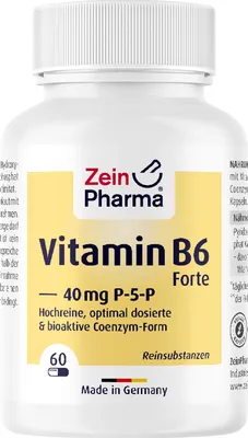 Obrázek produktu pro ZeinPharma Vitamin B6 Forte kapsle, 60 kapslí