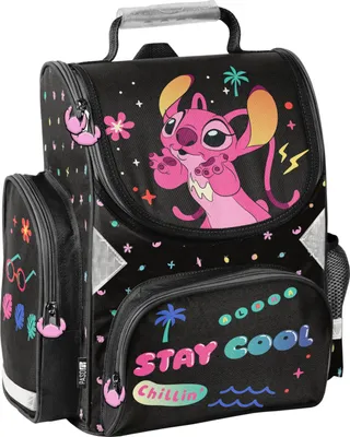 Produktbild von Schulranzen Lilo Stitch 1.Klasse Mädchen ergonomischer Ranzen Federmappe penzil etui Kindermaeppchen Turnbeutel 3er-Set