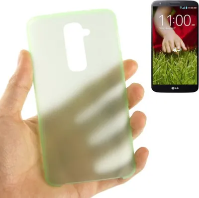 Produktbild von Schutzhülle Case Ultra Dünn 0,3mm für HandyLG Optimus G2 / D802 Grün Transparent