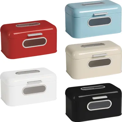 Produktbild von Echtwerk Retro-Brotkasten small, Farbe:Rot