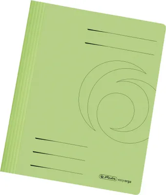 Produktbild von 10 Herlitz Manila Karton Schnellhefter / DIN A4 / Farbe: hellgrün