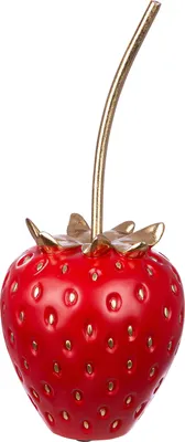 Produktbild von GILDE Dekoobjekt, Erdbeere, "Frutilla", Kunstharz, rot, , H. 35 cm, D. 15 cm 34496