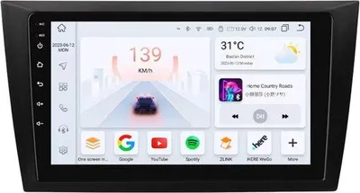 Immagine prodotto di Autoradio con Bluetooth e CarPlay per VW Golf 6 (2008-2016) – compatibile con Apple e Android – impianto stereo con sistema di navigazione – 3 GB di RAM, 32 GB di memoria