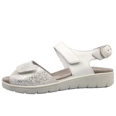 Image de Sandale femme Semler en blanc, taille 6.5