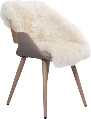 Produktbild von WOLTU Öko Lammfell Schaffell Teppich echtes Naturfell Weich und Flauschig Wollteppich für das Wohnzimmer Schlafzimmer Kinderzimmer Weiß  (90-105) x60cm