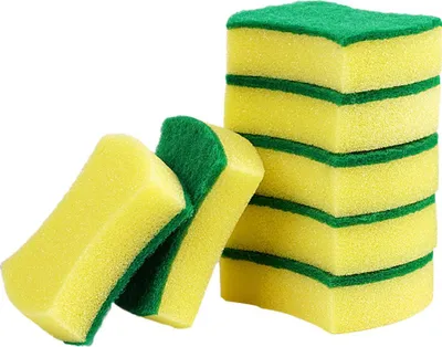 Produktbild von Küchenreinigungsschwämme, 20er-Pack, kratzfrei, für Geschirr, Scheuerschwämme, 10 x 8 x 3 cm