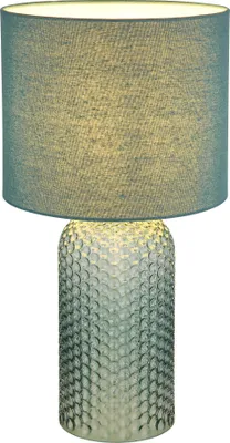 Produktbild von Globo Lighting Tischleuchte Glas blassgrün, 1x E27
