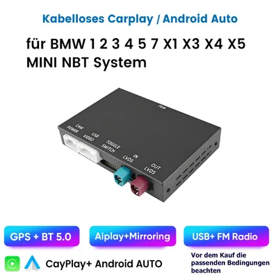 Obrázok produktu pre Hexinex Bezdrôtový adaptér CarPlay a Android Auto pre systémy BMW NBT
