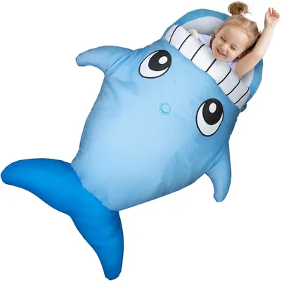 Produktbild von all Kids United Premium Baby Schlafsack Wal Motiv aus 70% Baumwolle - Unisex Kinderschlafsack für Neugeborene & Babys atmungsaktiv