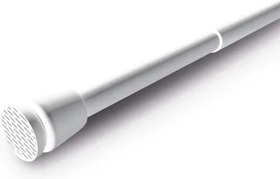 Immagine prodotto di Asta telescopica in alluminio cromato 55-90 cm, bianca, estensibile