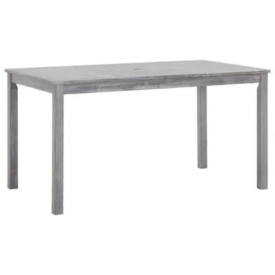 Image de vidaXL Ensemble de jardin 5 pièces Gris Bois massif Acacia