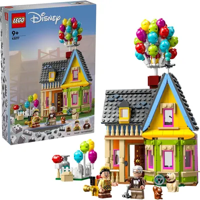 Obrázek produktu pro LEGO | Disney a Pixar Carlův dům nahoře, sestavitelná hračka s balónky, figurkami Carla, Russella a Duga, ikonický nápad na dárek pro holky a kluky 43217