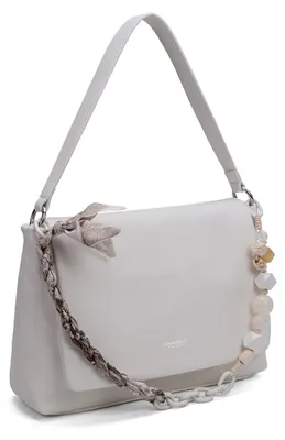 Immagine prodotto di Borsa a tracolla da donna in ecopelle, con chiusura magnetica e tracolla decorativa regolabile