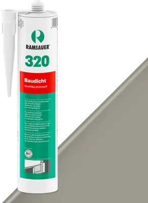 Produktbild von Ramsauer 320 Baudicht 1K Hybrid Dichtstoff 310ml Kartusche betongrau