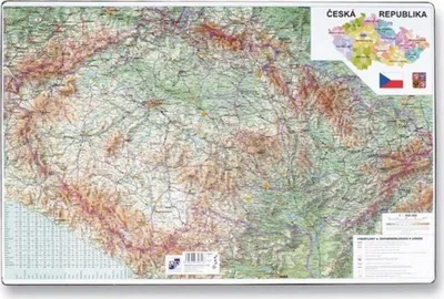 Obrázek produktu pro KARTON P+P podložka na stůl A2 mapa České republiky