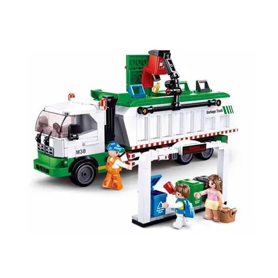 Produktbild von Sluban 0780 - Müllwagen ink. Karten - Neu
