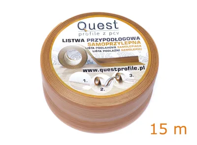 Zdjęcie produktu dla QUEST Listwa przypodłogowa samoprzylepna 422, 25m