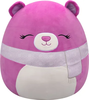 Obrázok produktu pre Squishmallows Plüschfigur Fialový medveď so zatvorenými očami a šatkou Crisanta 50 cm