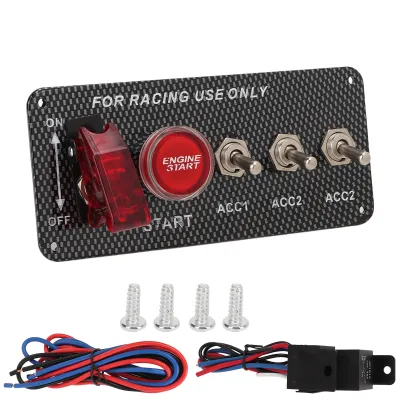 Produktbild von 12 V-Zündschaltertafel,Motorzündschaltertafel,Zündkippschaltertafel,Motoranlasserschaltertafel,Motorstarttastentafel,Motordruckkippschalter