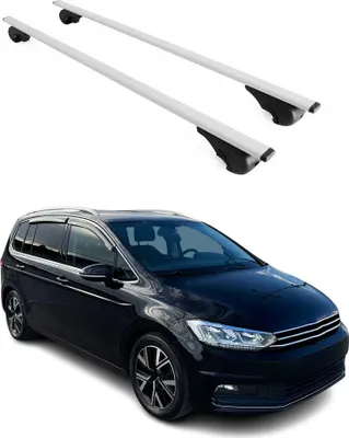 Obrázok produktu pre Priečne strešné nosiče pre VW Touran 2015–2024, farba strieborná