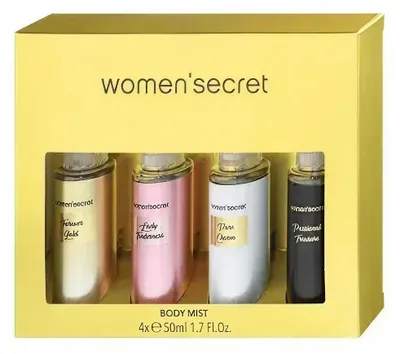 Immagine prodotto di Women'secret Body Mist Coffret Brumes Corporelles Parfumées *4 50ml*4