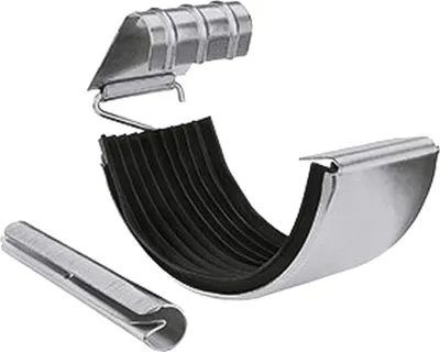 Produktbild von Zambelli Rinnenverbinder für Dachrinnen Titanzink Größe 333 135805-ZAM