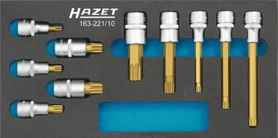 Immagine prodotto di Set di bussole HAZET 163-221/10